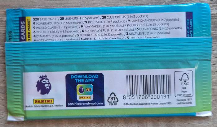 Adrenalyn XL premier League 2024 pack