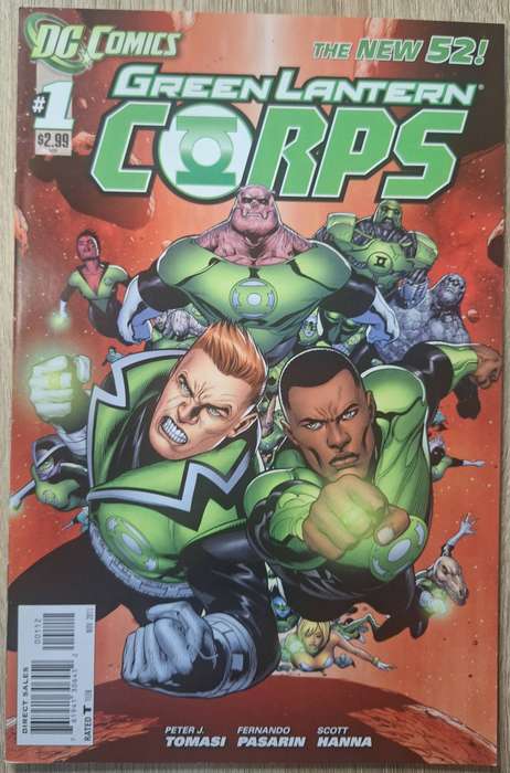 Green Lantern Corps #1 (2011) 2nd printing