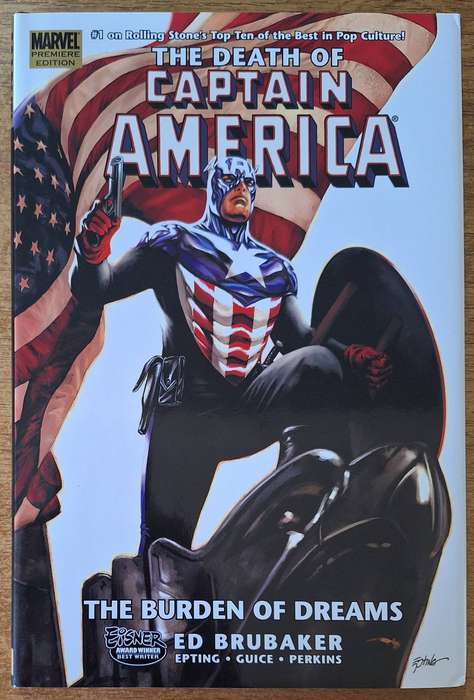 Death of Captain America: The Burden of Dreams Hard Cover Graphic Novel
