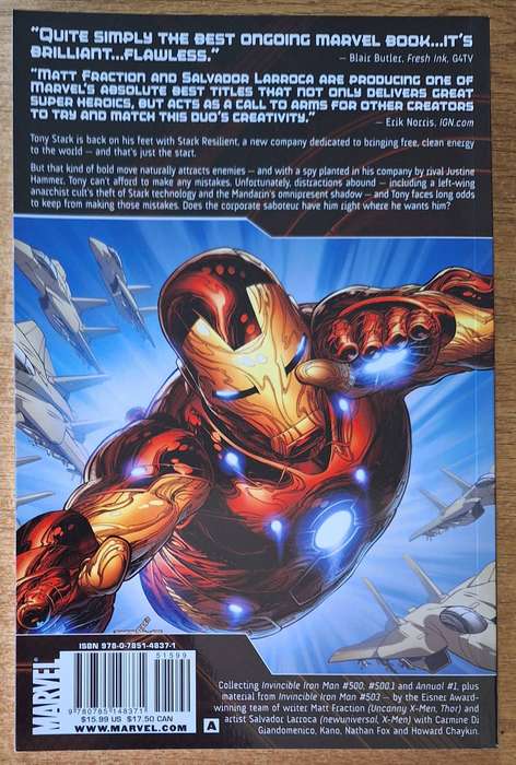 Invincible Iron Man vol.7: My Monsters Graphic Novel