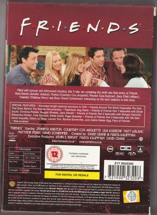 Friends The complete tenth series
