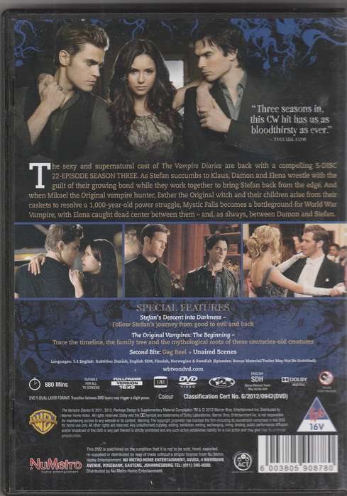 The Vampire Diaries the complete third season