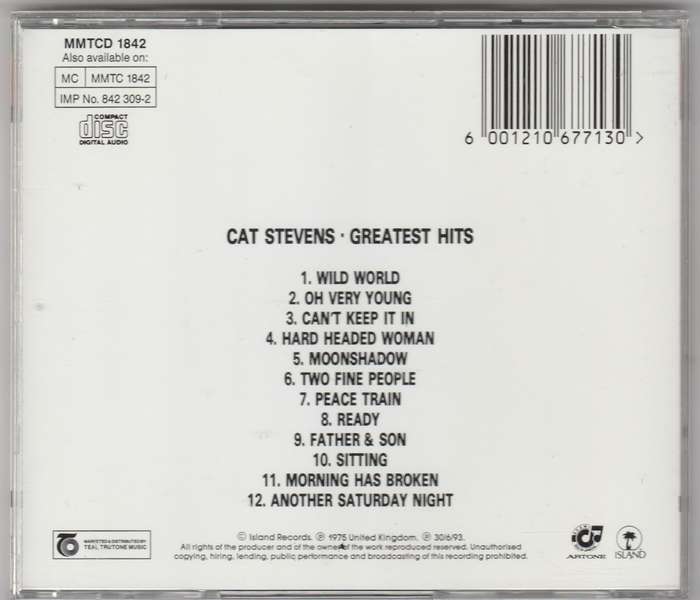 Cat Stevens greatest hits