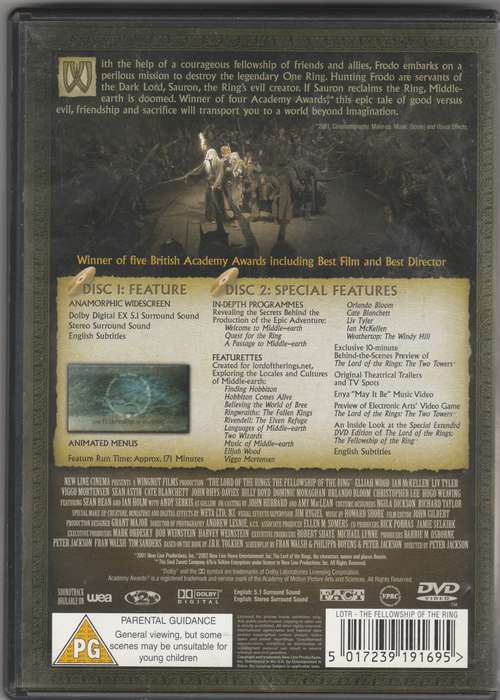 Lord of the rings The fellowship of the rings