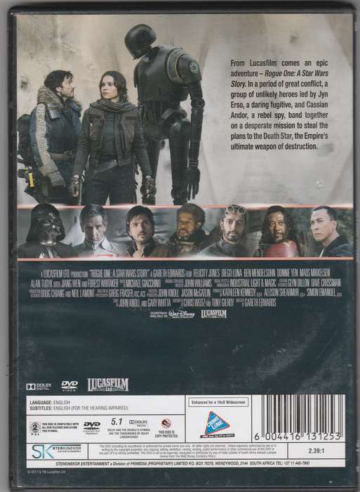 Rogue one: A Star Wars Story