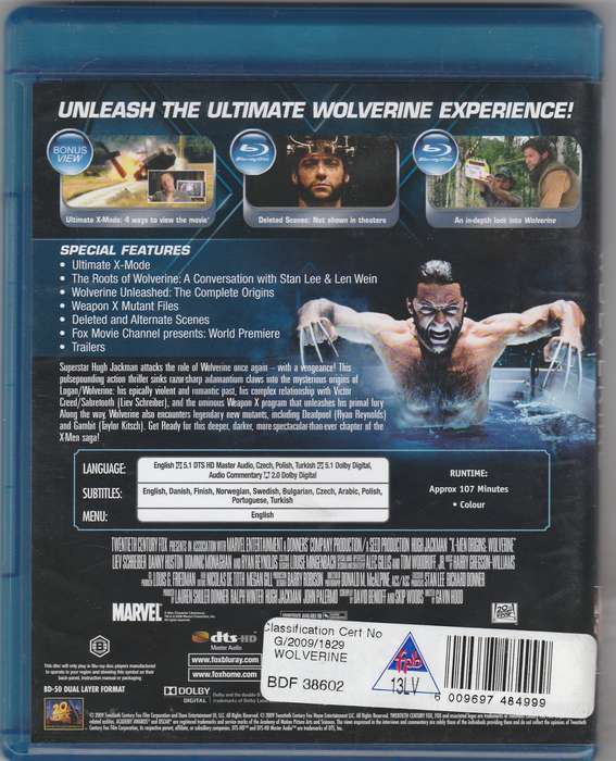 X-men Origins: Wolverine