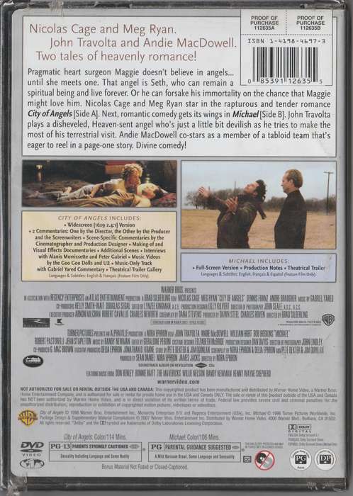 City of Angels & Michael ( New and sealed)