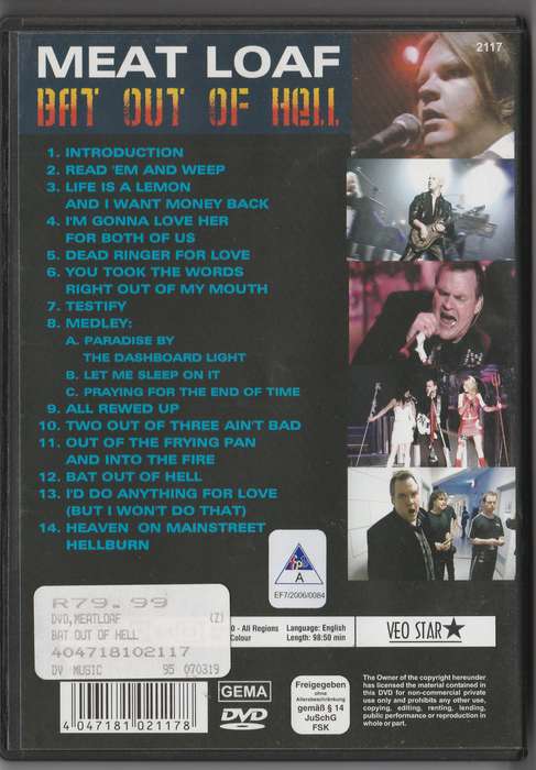 Meat loaf Bat Out of Hell