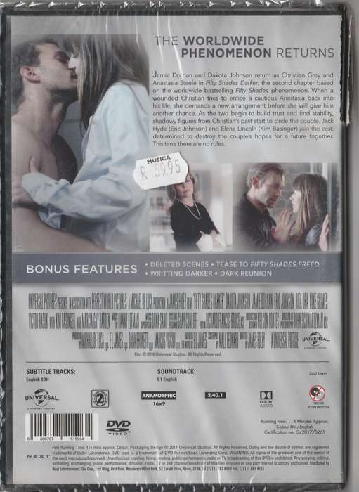 Fifty Shades Darker ( New and sealed)