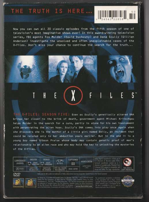 The X-Files The Complete Fifth Season