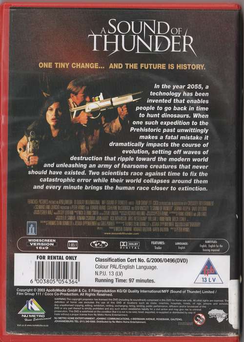 a Sound of Thunder