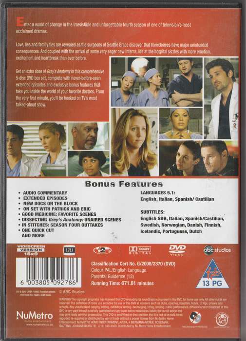 Grey's Anatomy season Four