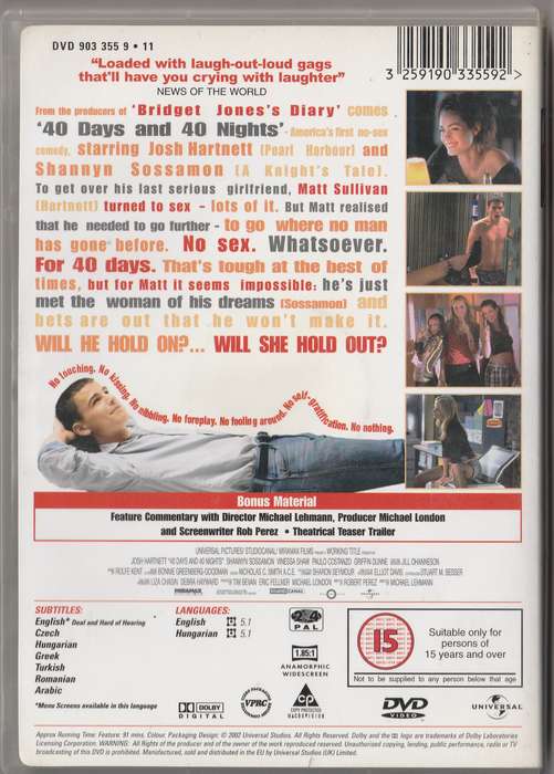 40 Days and 40 Nights