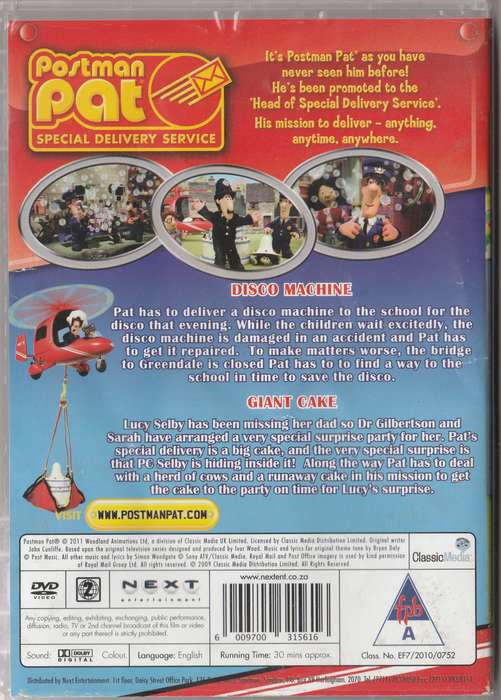 Postman Pat special delivery service - A giant cake