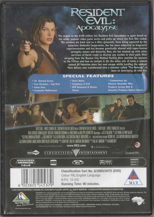 Resident Evil: Apocalypse