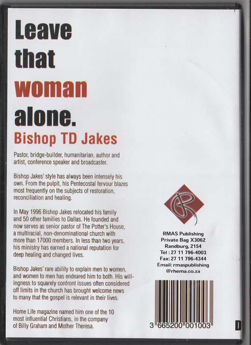 Leave that woman alone by T.D. Jakes