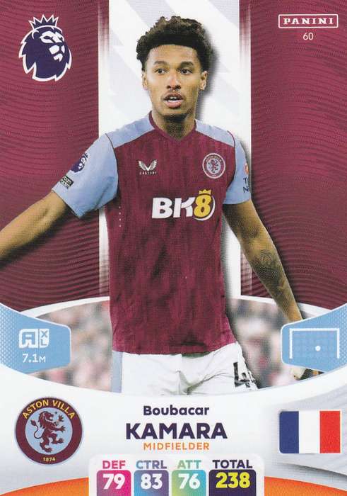 Premier League Adrenalyn XL Boubacar Kamara