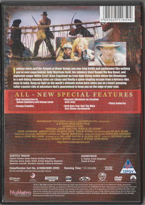 Indiana Jones and the temple of Doom