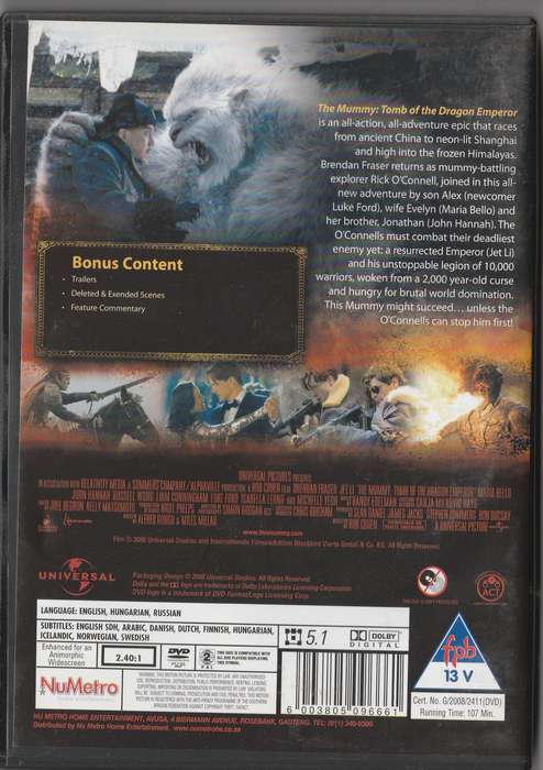 The Mummy: Tomb of the Dragon Emperor