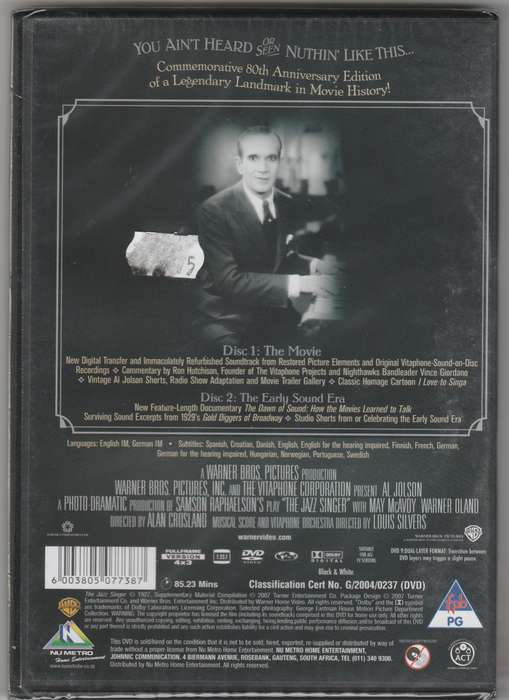 The Jazz Singer ( New and sealed)