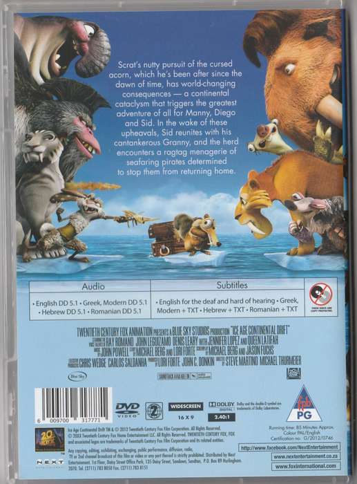 Ice Age 4 Continental drift