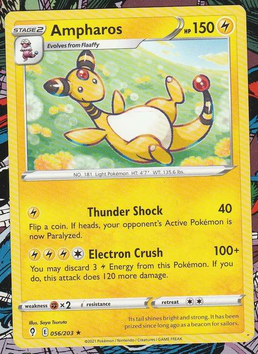 Pokemon Evolving Skies - Ampharos