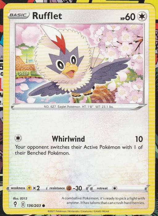 Pokemon Evolving Skies - Rufflet