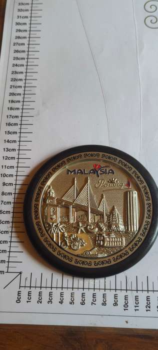 Malaysia souvenir plate