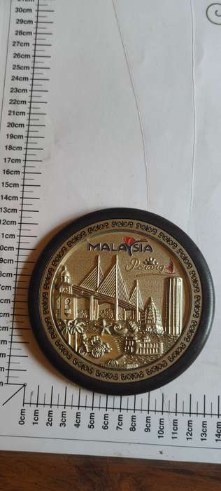 Malaysia souvenir plate