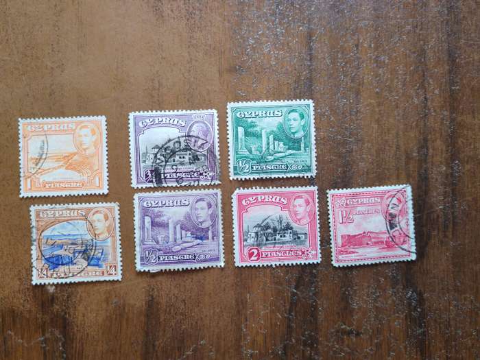 Collection of Cyprus stamps