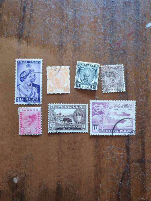 Vintage Malaya - Pahang stamps