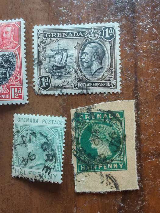 Lot of vintage Grenada stamps
