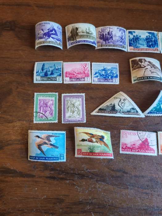Another big lot of vintage San Marino stamps