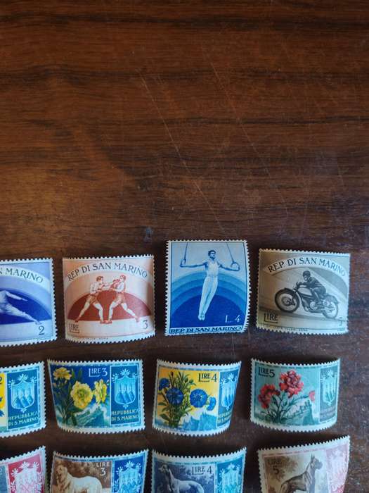Another big lot of vintage San Marino stamps