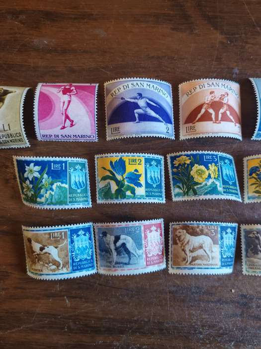 Another big lot of vintage San Marino stamps