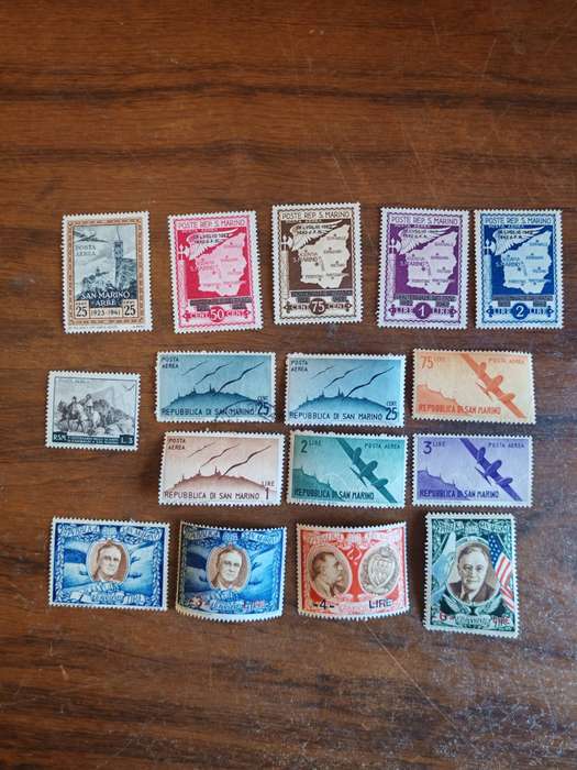 Another big lot of vintage San Marino stamps