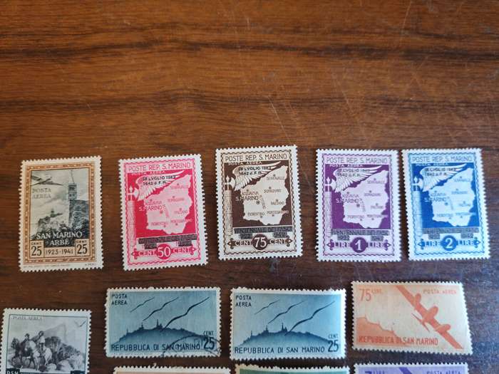 Another big lot of vintage San Marino stamps