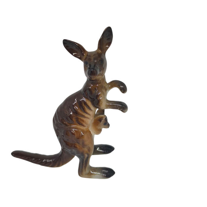 Vintage Joey Kangaroo with baby in pouch figurine