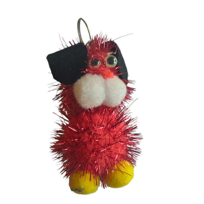 3 plush keyrings