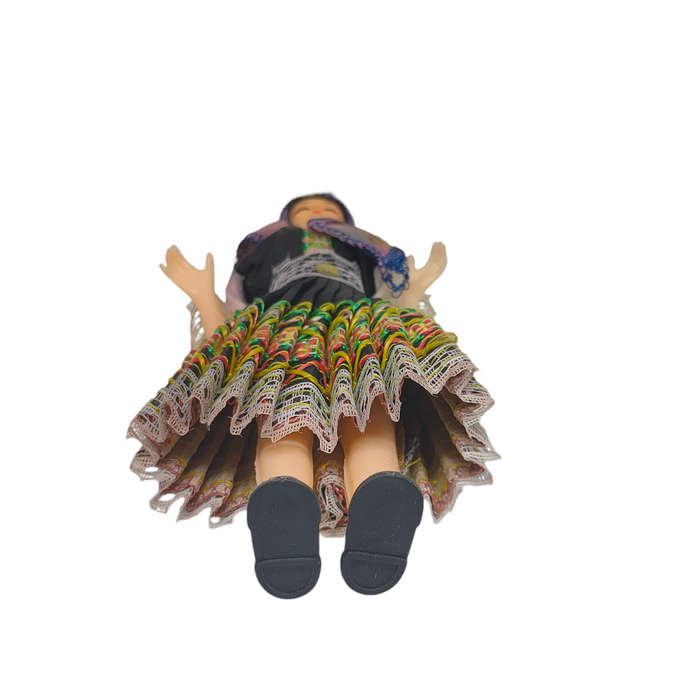 Vintage Greek souvenir doll with sleep eyes