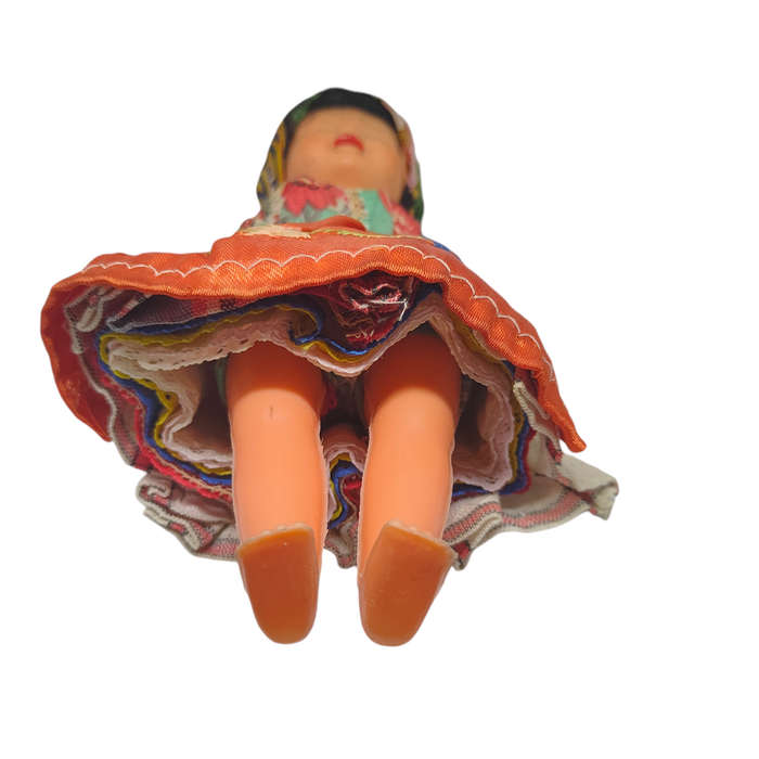Vintage Portuguese souvenir doll with sleep eyes