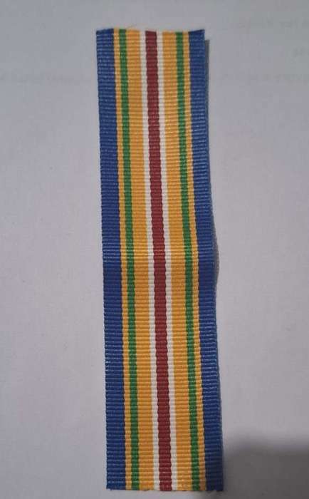 SAPS Gold Medal for Outstanding Service Full size Medal Ribbon