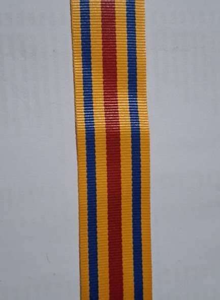 SAPS Gold Cross for Bravery Ribbon Full size
