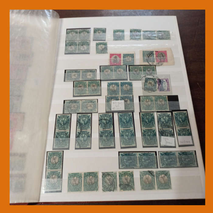 South Africa Union KA-BE Stock Book 16 double-sided pages  Includes King George V