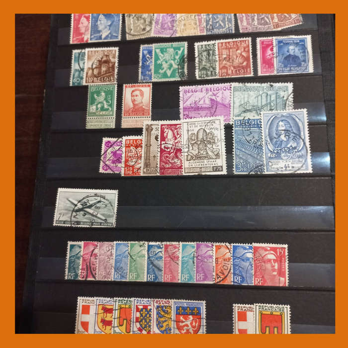 World Stamp Collection in Stockbook  Mint & Used Notably Europe and Americas