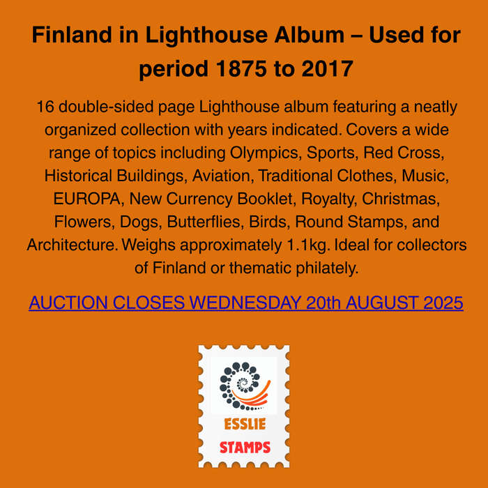 Finland in Lighthouse Album  Used for period 1875 to 2017
