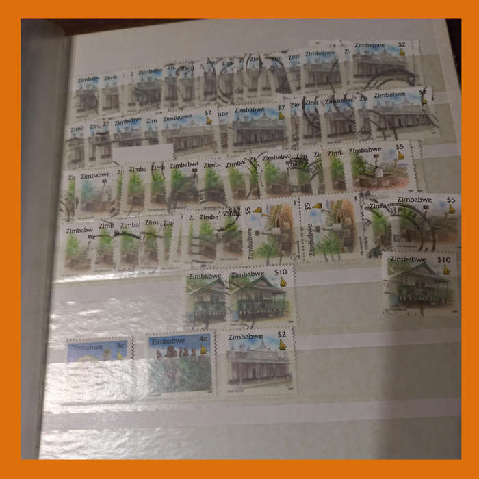 Southern & East Africa Stock Book  30 Double-Sided Pages, 1970s 1980s Focus