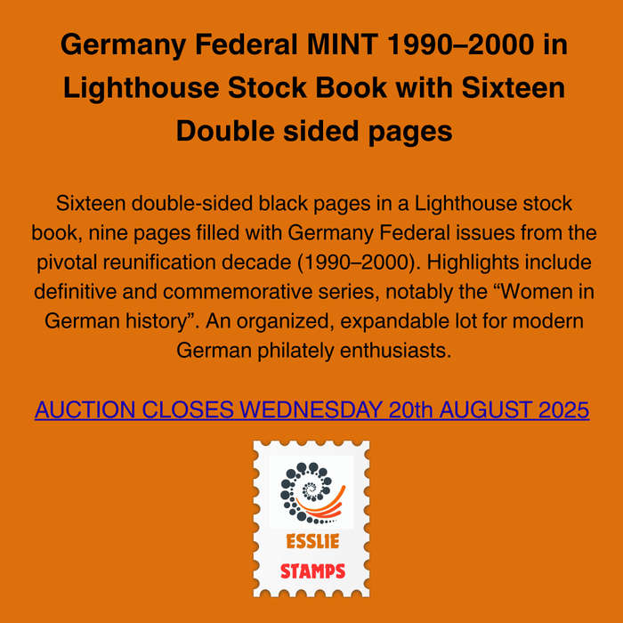 Germany Federal MINT 19902000 in Lighthouse Stock Book with Sixteen double sided Pages