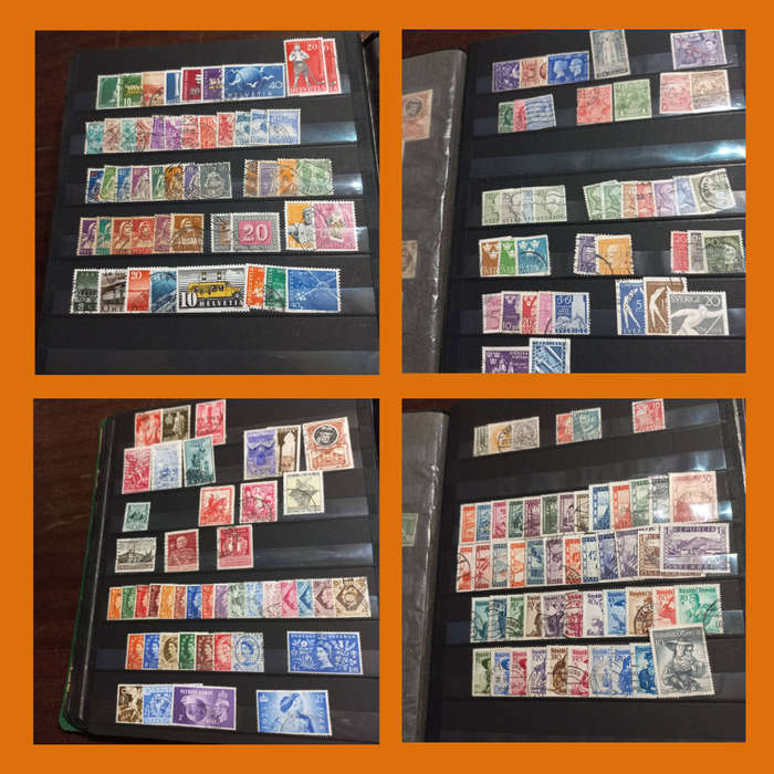 World Stamp Collection in Stockbook  Mint & Used Notably Europe and Americas