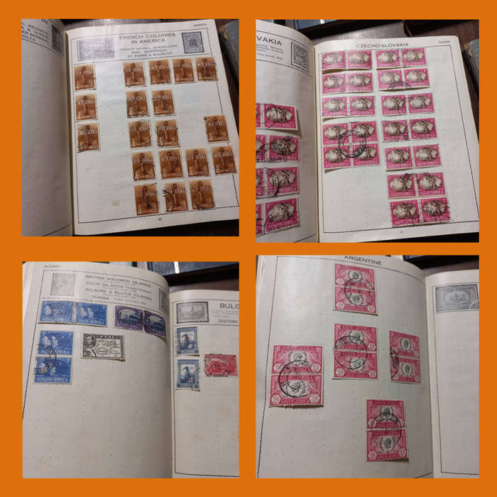World & South Africa Stamps in 20+ Compact Stock Books  Thousands stamps also 3 Empty for Expansion